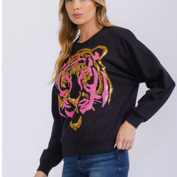 GRAPHIC PULLOVER SWEATER - Picture 4 of 4